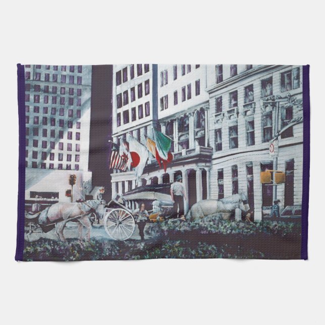 Paño De Cocina Cargado con imágenes personales (Horizontal)