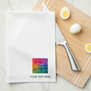 Paño De Cocina Cargar plantilla de texto con el nombre del logoti