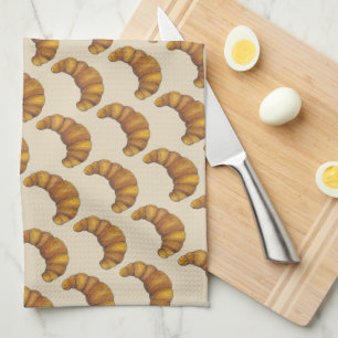 Paño De Cocina Carnicería croissant Flaky Hot Pastry Foodie