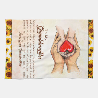 Paño De Cocina Carta Personalizada A Mi Nieta,