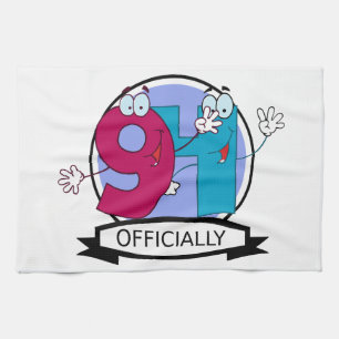 Paño De Cocina Cartel oficial de cumpleaños 94