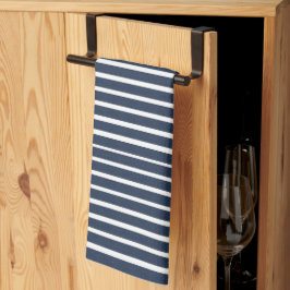 Paño De Cocina Casa de playa Navy Blue Stripe