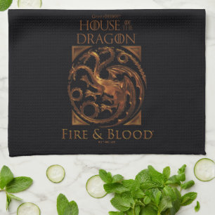 Paño De Cocina CASA DEL DRAGÓN   House Targaryen Sigil