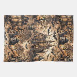 Paño De Cocina Casa embrujada vintage