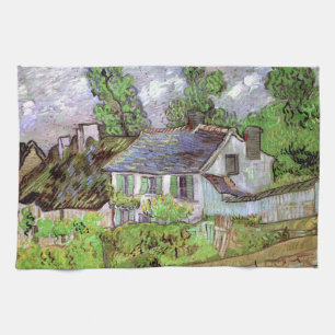 Paño De Cocina Casas de Auvers, por Vincent van Gogh