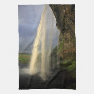 Paño De Cocina Cascada de Seljalandsfoss, Islandia