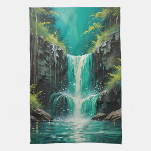 Paño De Cocina Cascada de serenidad