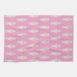 Paño De Cocina Cascanueces con Candy Cane