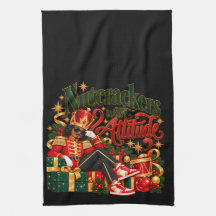 Cascanueces Navideños Afroamericanos con Actitud
