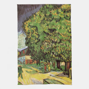 Paño De Cocina Castaños en flor de Vincent van Gogh