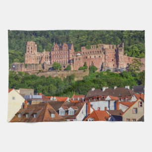 Paño De Cocina Castillo antiguo en Heidelberg, Alemania