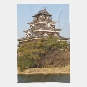 Paño De Cocina Castillo de Hiroshima 広 島 城, Hiroshima, Japón