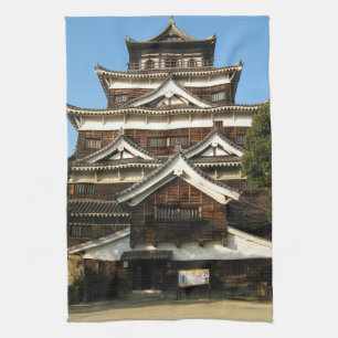Paño De Cocina Castillo de Hiroshima 広 島 城, Hiroshima, Japón