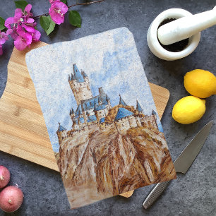 Paño De Cocina Castillo en el río Rin