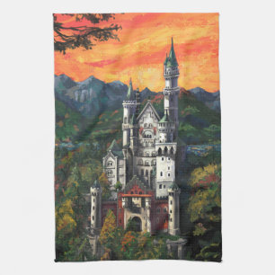 Paño De Cocina Castillo Schloss Neuschwanstein