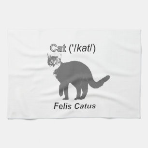 Paño De Cocina Cat Felis Catus