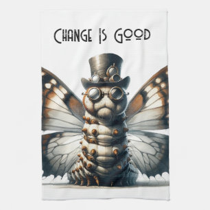 Paño De Cocina Caterpillar Steampunk