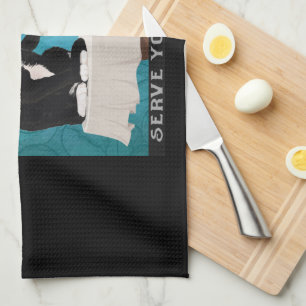 Paño De Cocina Catitude Tuxedo Cat Coffee Company Funny Tuxedo