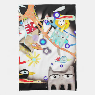 Paño De Cocina CATS Fiesta de Rupydetequila