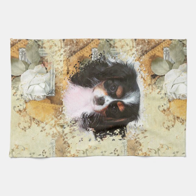 Paño De Cocina Cavalier King Charles Spaniel (Horizontal)