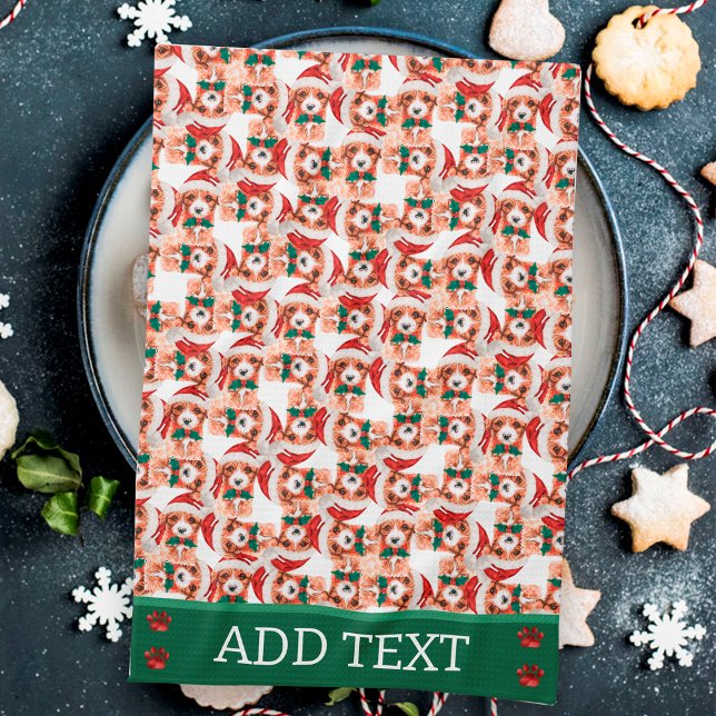 Paño De Cocina Cavoodle Navidad Dog (Subido por el creador)