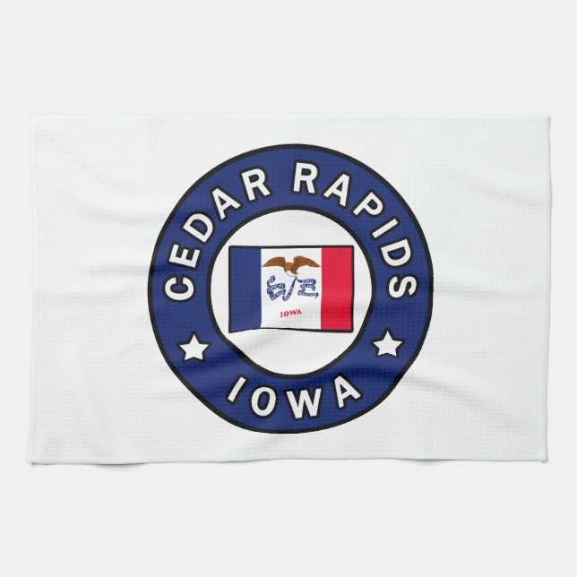 Paño De Cocina Cedar Rapids Iowa (Horizontal)