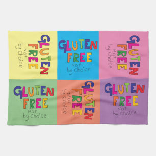 Paño De Cocina celíaco colorido Gluten Coeliaco libre