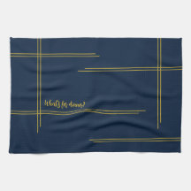 ¿Cena de lujo clásico Navy y Gold?