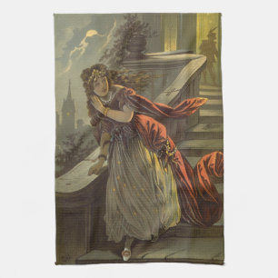 Paño De Cocina Cenicienta Vintage, cuentos de hadas victorianas