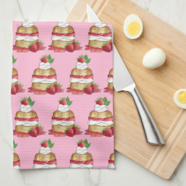 Paño De Cocina Cereza de fresa Tapón postre fresa fresas