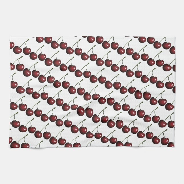 Paño De Cocina Cerezas (Horizontal)