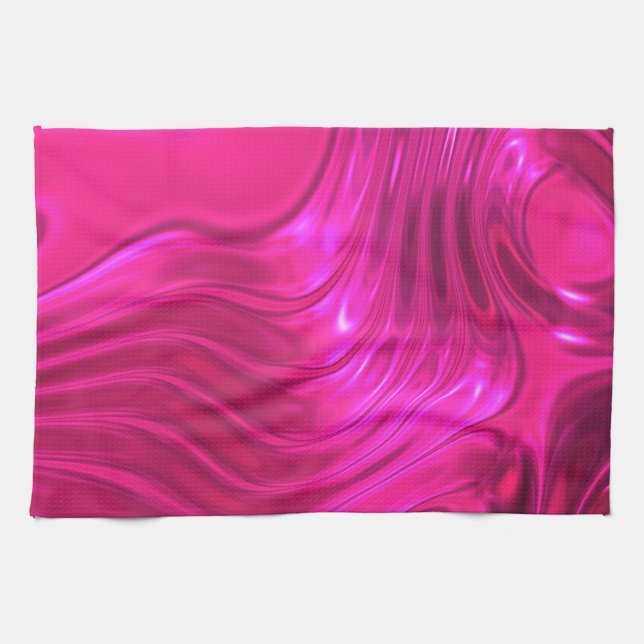 Paño De Cocina Cerise de Hollywood súper rosado (Horizontal)