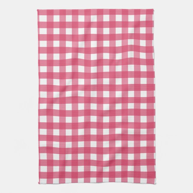 Paño De Cocina Cerise gingham (Vertical)