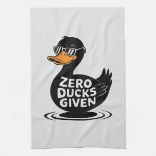 Paño De Cocina Cero Patos Dados - Diseño Divertido y Genial de Pa