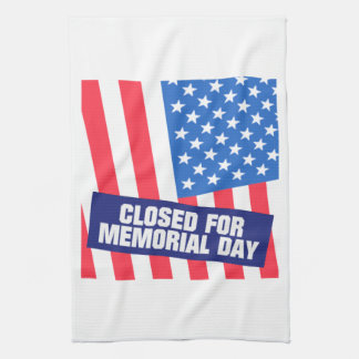 Paño De Cocina Cerrado para el Memorial Day
