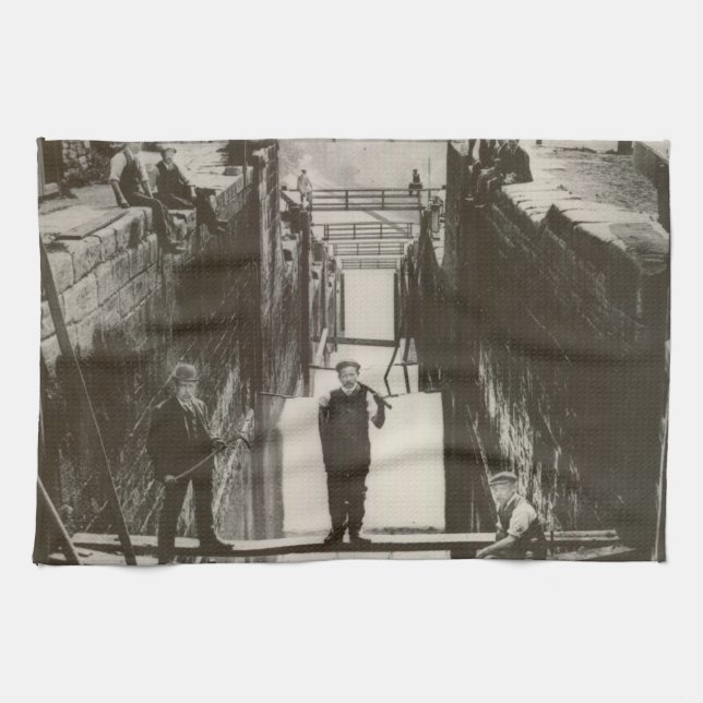 Paño De Cocina Cerraduras BRITÁNICAS históricas de Bingley del (Horizontal)