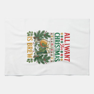 Paño De Cocina Cerveza De Navidad Todo Quieren Cristalería De Cer
