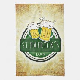 Paño De Cocina Cervezas del Día de San Patricio