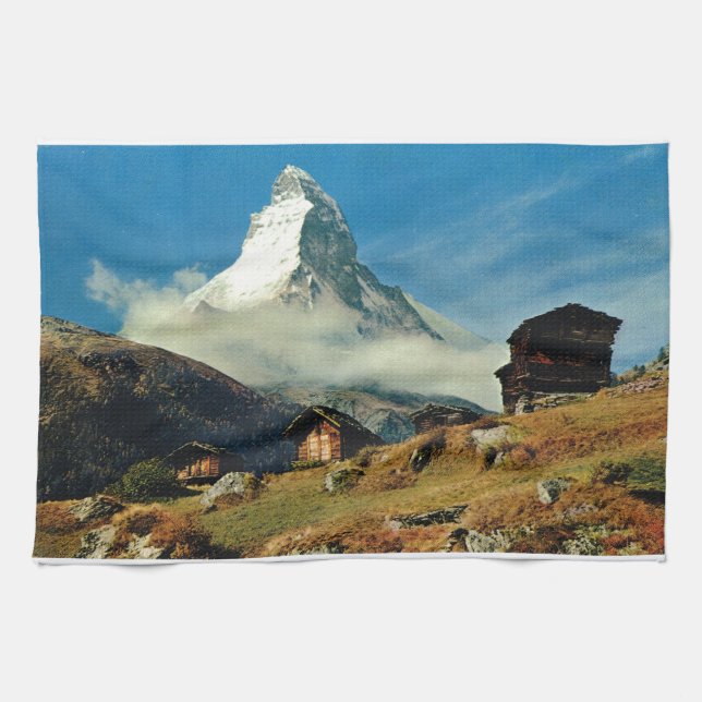 Paño De Cocina Cervino, Zermatt, Suiza (Horizontal)
