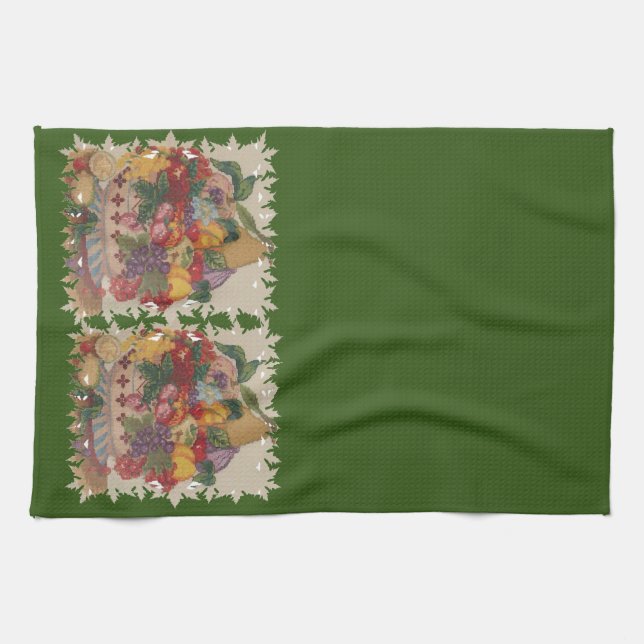 Paño De Cocina Cesta de frutas (Horizontal)