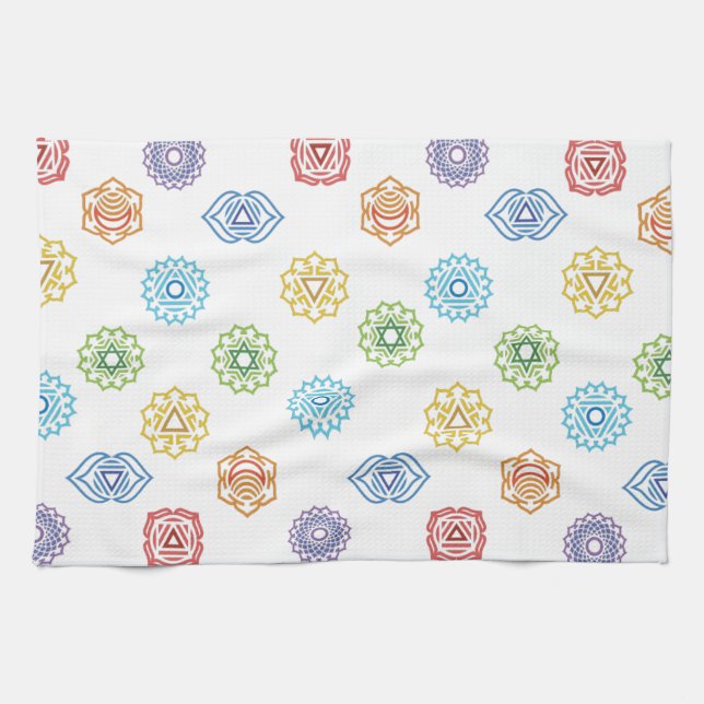Paño De Cocina Chakra Energy Kitchen Towel (Horizontal)