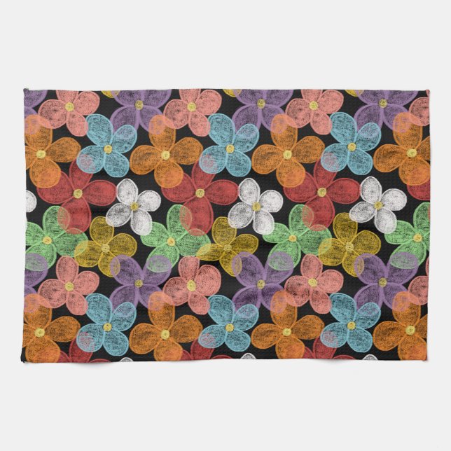 Paño De Cocina Chalk Daisies (Horizontal)