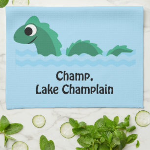 Paño De Cocina Champ, lago Champlain