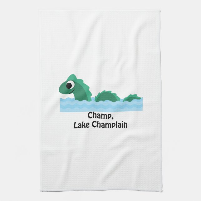 Paño De Cocina Champ, lago Champlain (Vertical)