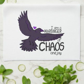 Paño De Cocina Chaos Crow Tapestry