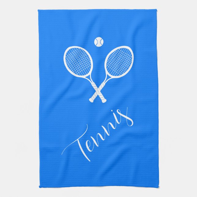 Paño De Cocina Chaquetas de tenis y azul bola (Vertical)