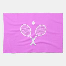 Paño De Cocina Chaquetas de tenis y bienestar rosa de bola