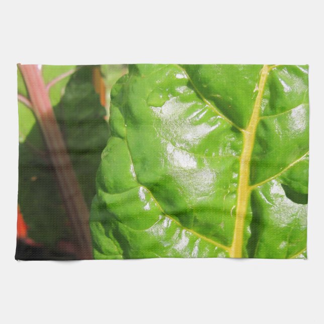 Paño De Cocina Chards suizos (Horizontal)