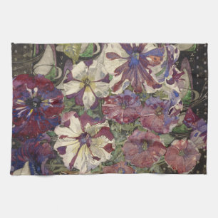Paño De Cocina Charles Rennie Mackintosh - petunias
