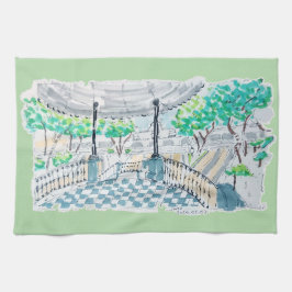 Paño De Cocina Checkerboard Kiosk Park View